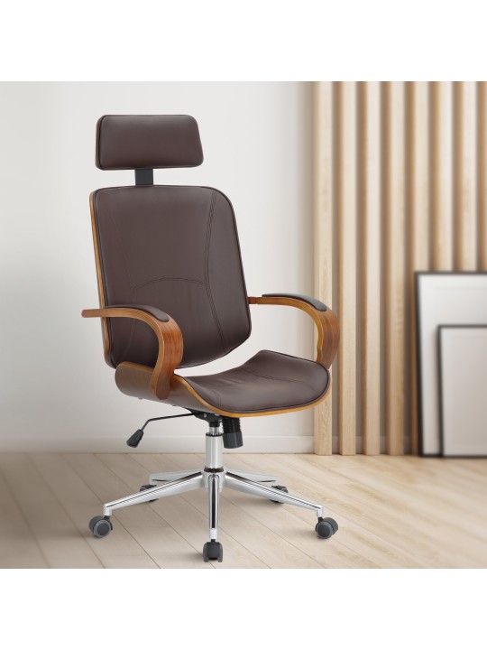 Dayton toimistotuoli, pähkinä/ruskea