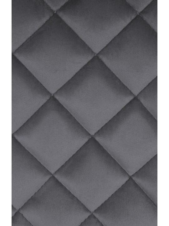 Baarijakkara Kasson samettia, tummanharmaa