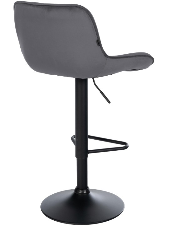 Baarijakkara Kasson samettia, tummanharmaa