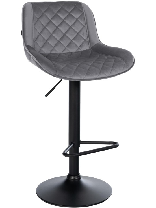 Baarijakkara Kasson samettia, tummanharmaa