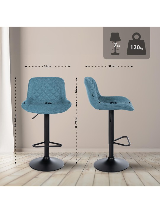 Baarijakkara Kasson kangas, sininen