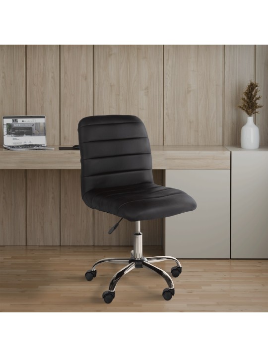 Työjakkara Redding keinonahkaa, ruskea