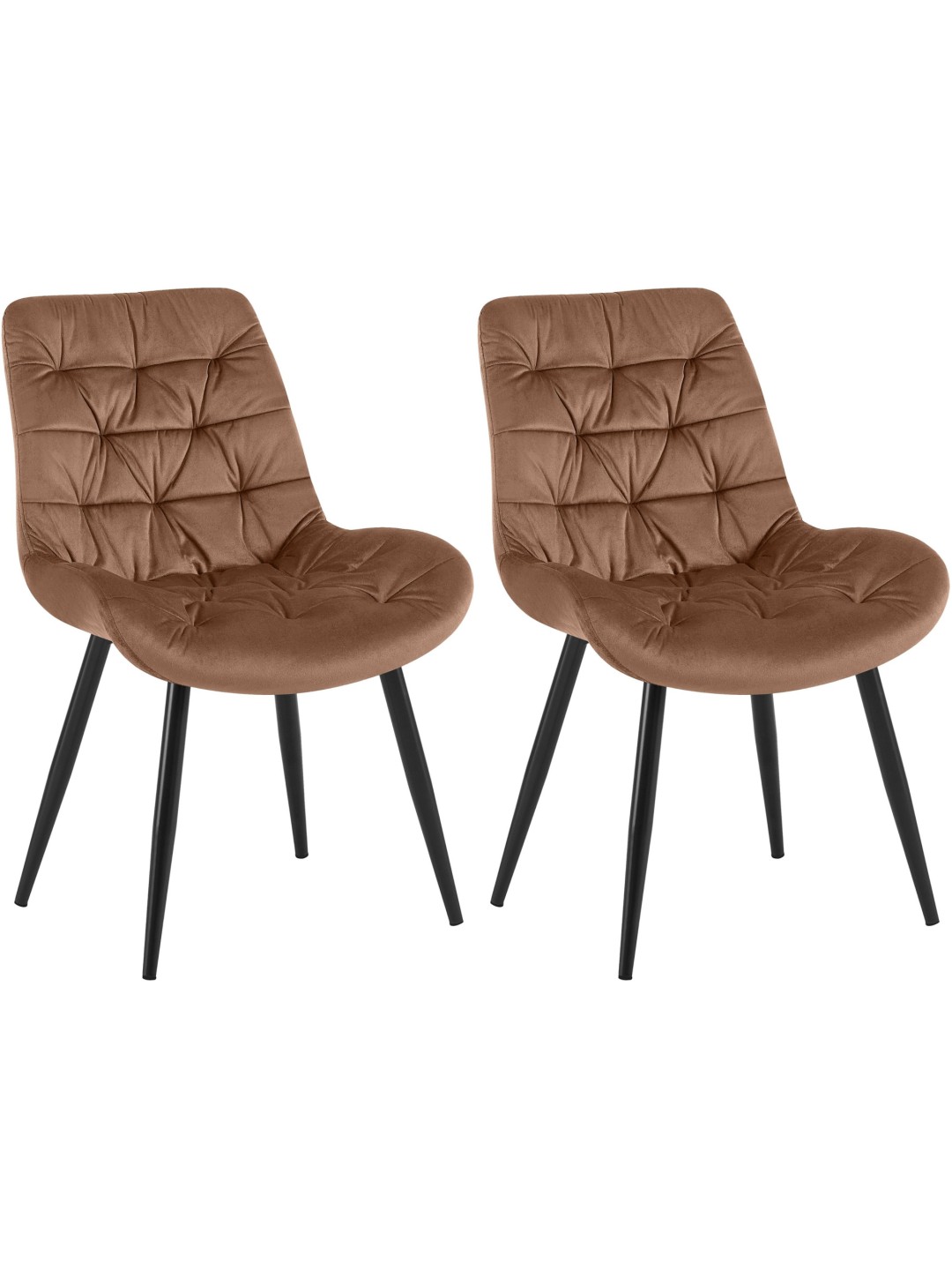 2 Rossford-ruokailutuolin sarja, ruskea