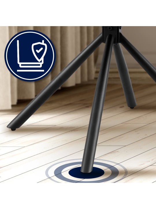 2 tuolin setti Tipton kangas, tummanharmaa