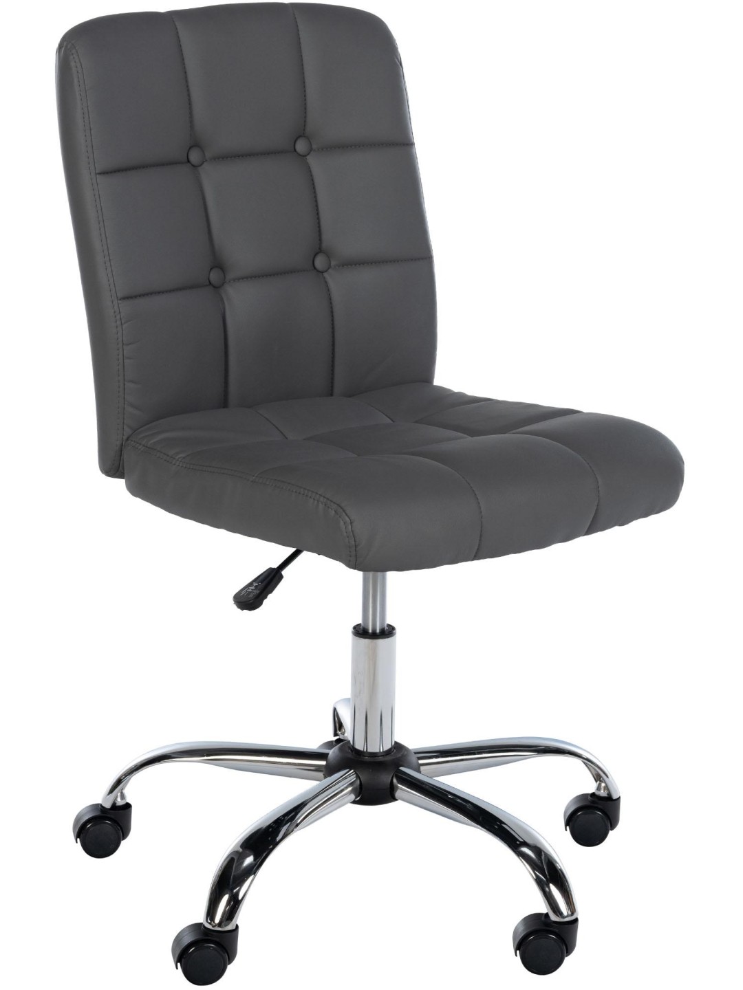 Työjakkara Trenton keinonahkaa, harmaa