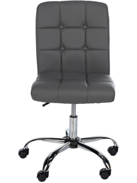 Työjakkara Trenton keinonahkaa, harmaa