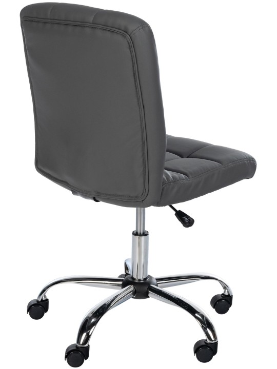 Työjakkara Trenton keinonahkaa, harmaa