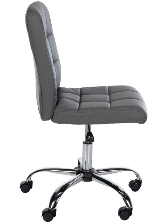 Työjakkara Trenton keinonahkaa, harmaa