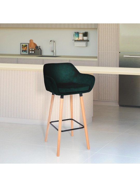 Baarijakkara Grant velvet, vihreä