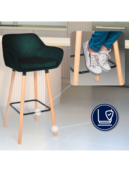 Baarijakkara Grant velvet, vihreä