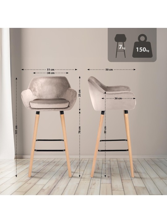 Baarijakkara Grant velvet, kermanvärinen