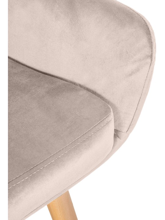 Baarijakkara Grant velvet, kermanvärinen