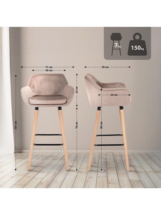 Baarijakkara Grant velvet, vaaleanharmaa