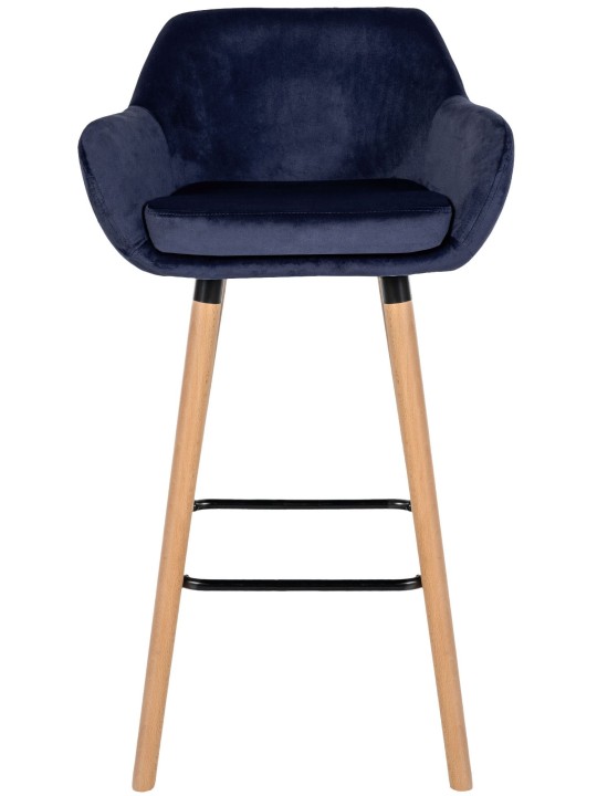 Baarijakkara Grant velvet, tummansininen