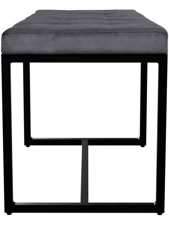 Penkki Barci B samettia, tummanharmaa