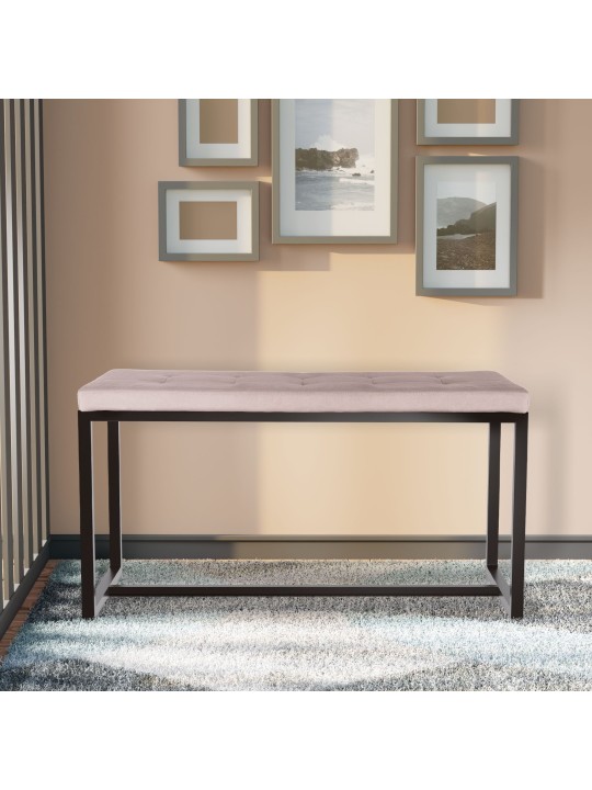 Penkki Barci B samettia, vaaleanharmaa