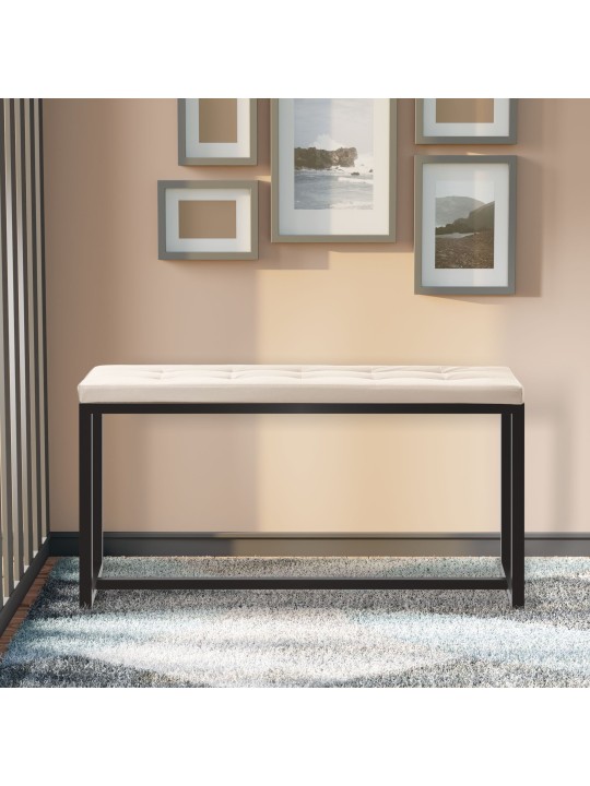 Penkki Barci B keinonahkaa, kermanvärinen