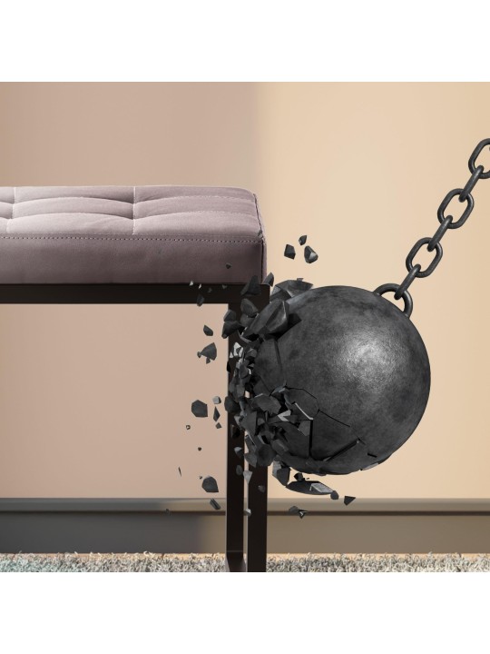 Penkki Barci B keinonahkaa, harmaa