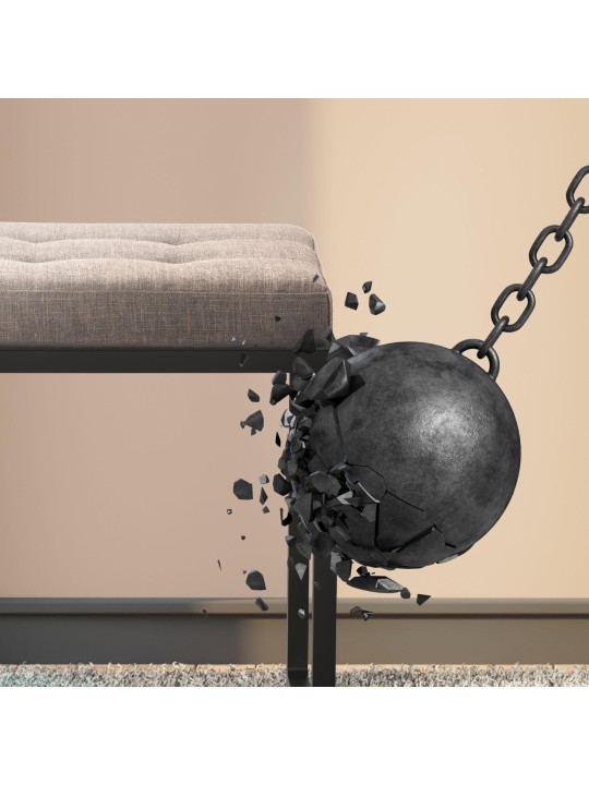 Penkki Barci B kangas, harmaa