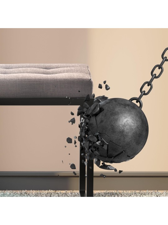 Penkki Barci B kangas, tummanharmaa