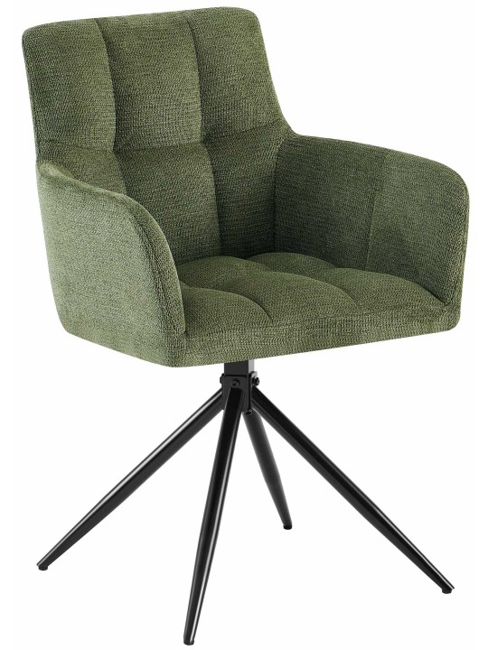 Ruokasalin tuoli Jonah kangasta, vihreä