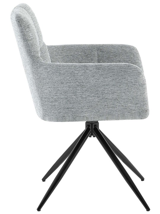 Ruokasalin tuoli Jonah kangasta, vaaleanharmaa