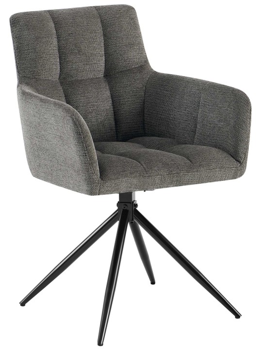 Ruokasalin tuoli Jonah kangasta, tummanharmaa