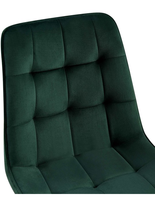 Setti 2 ruokasalin tuolia Gifford velvet, vihreä