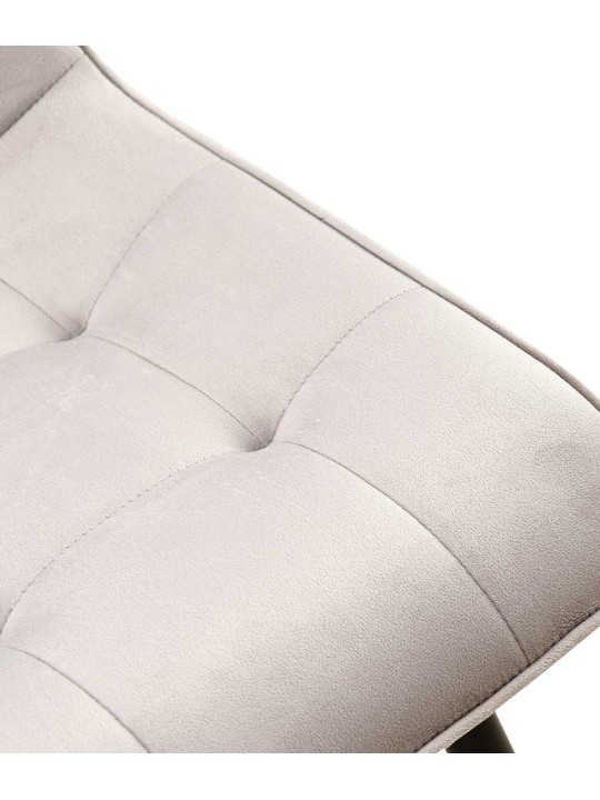 Setti 2 ruokasalin tuolia Gifford velvet, harmaa Setti 2 ruokasalin tuolia Gifford velvet, harmaa