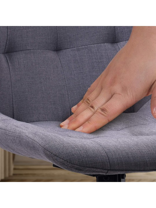 2 ruokapöydän tuolin setti Merna kangas, tummanharmaa 2 ruokapöydän tuolin setti Merna kangas, tummanharmaa