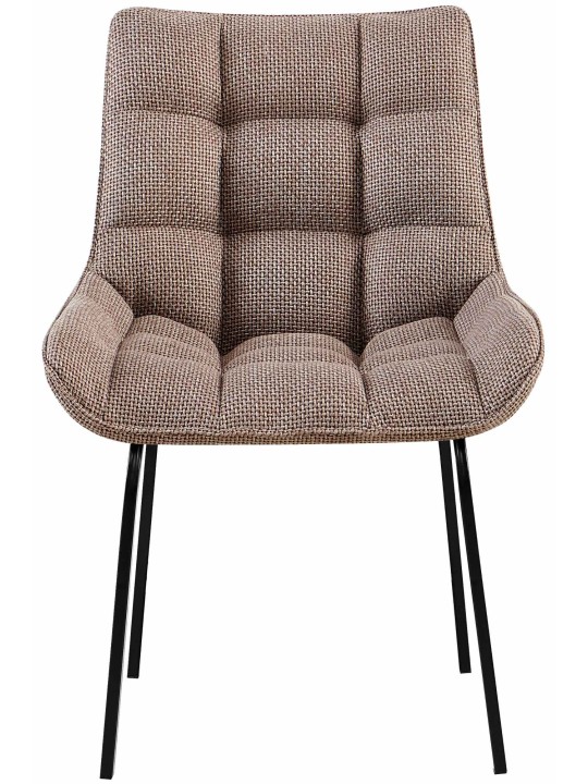 2 tuolin setti Saranda kangas, terraruskea