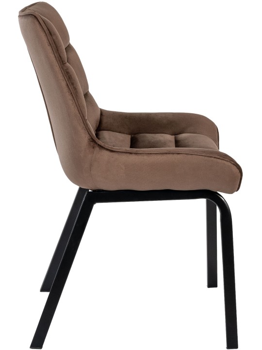 2 tuolin setti Saranda velvet, ruskea 2 tuolin setti Saranda velvet, ruskea