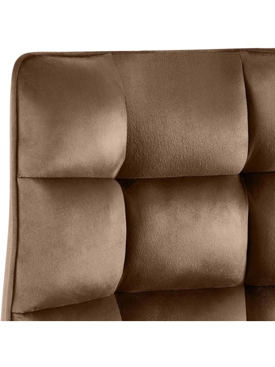 2 tuolin setti Saranda velvet, ruskea 2 tuolin setti Saranda velvet, ruskea