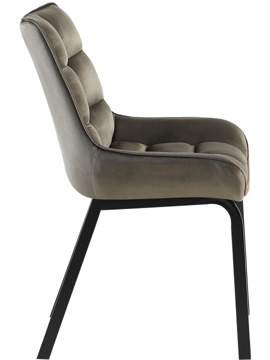 2 tuolin setti Saranda velvet, antrasiitti