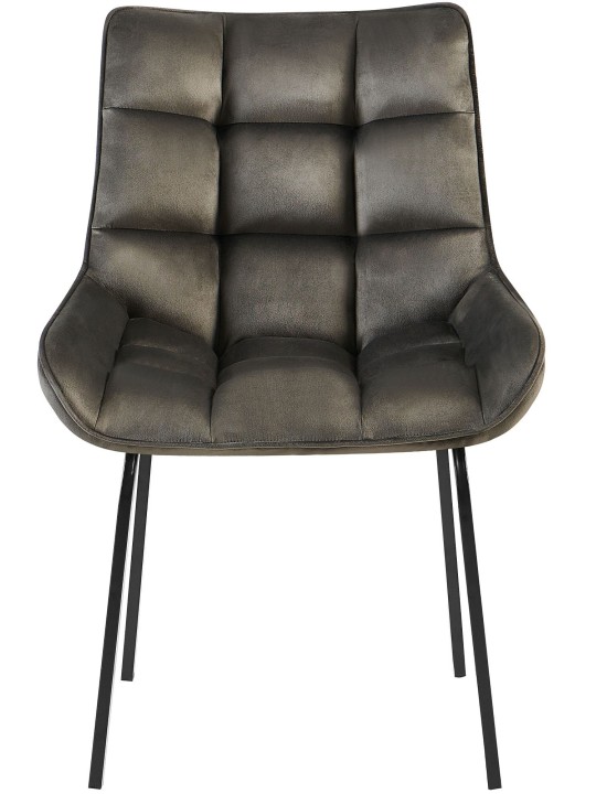 2 tuolin setti Saranda velvet, antrasiitti