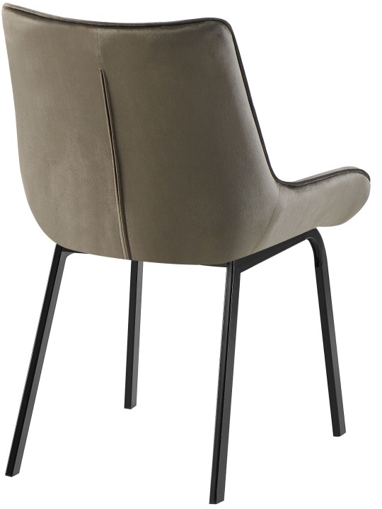 2 tuolin setti Saranda velvet, antrasiitti