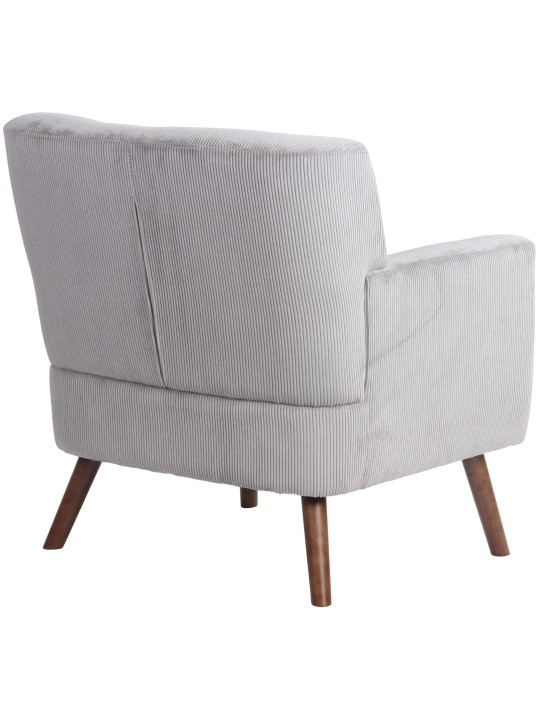 Kioni Cord nojatuoli, harmaa