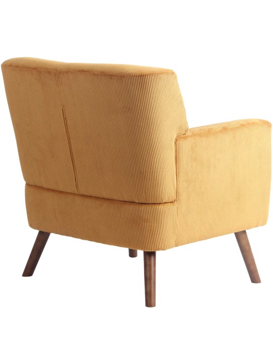 Kioni Cord nojatuoli, oranssi