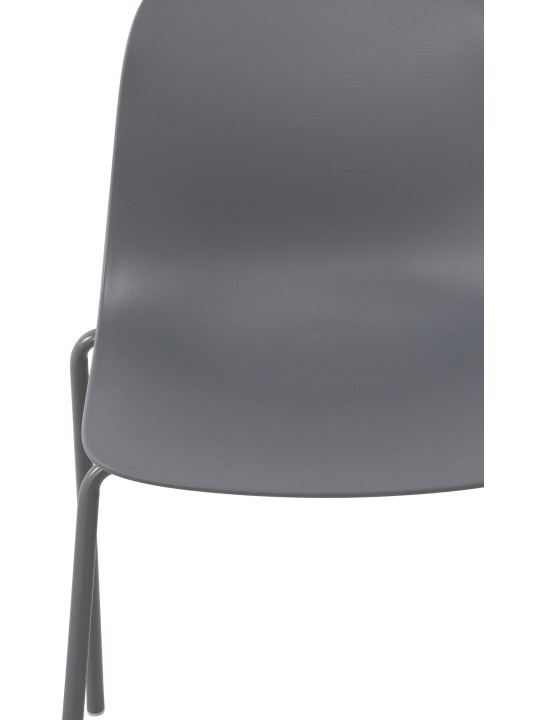 2 tuolin setti Hardin, tummanharmaa