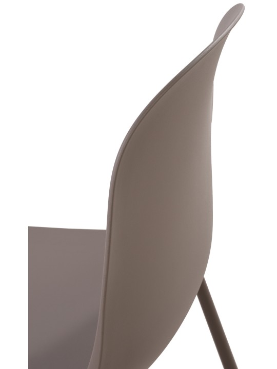 2 tuolin setti Hardin, taupe