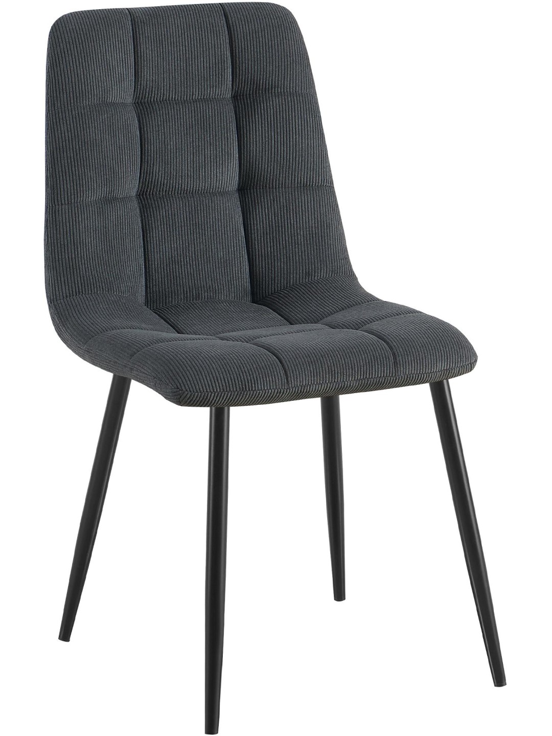Ruokasalin tuoli Tilde Cord, musta
