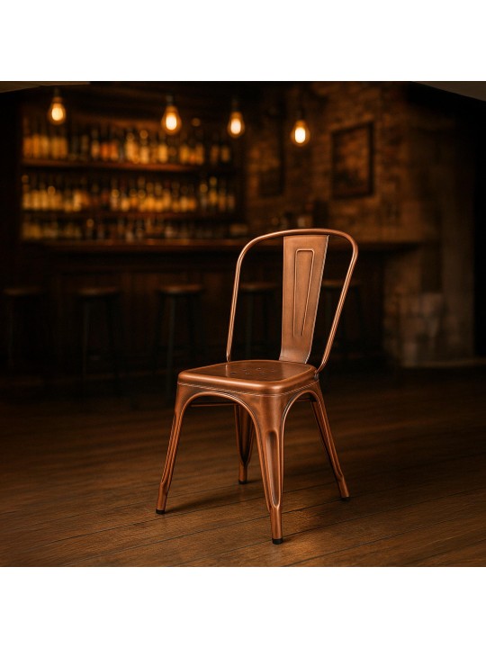 4 tuolin setti Benedikt, kupari