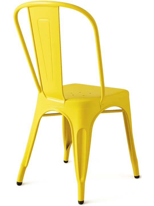 4 tuolin setti Benedikt, keltainen