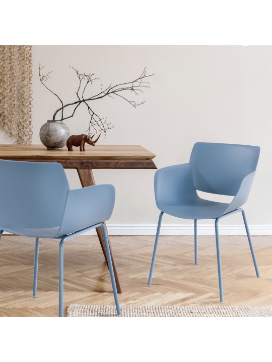 2 tuolin setti Alpena, sininen 2 tuolin setti Alpena, sininen