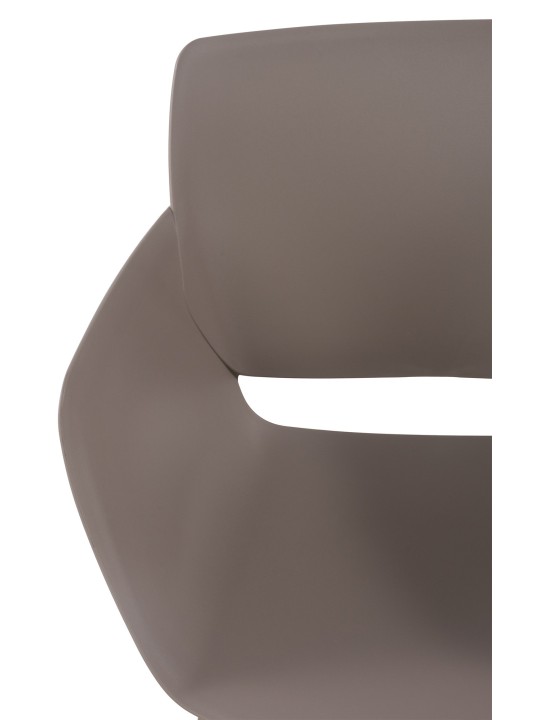 2 tuolin setti Alpena, taupe