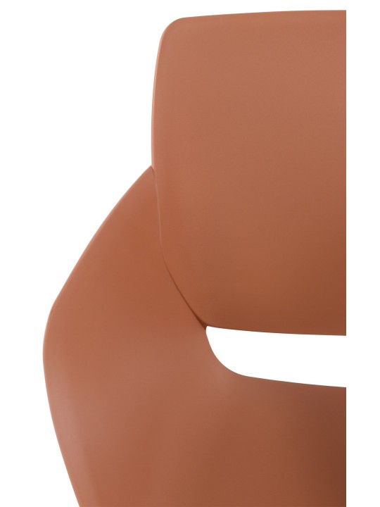 2 tuolin setti Alpena, terrakotta