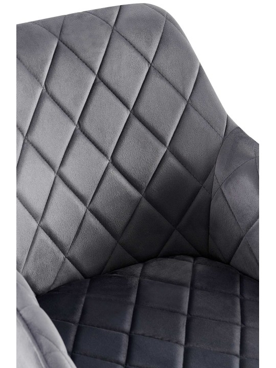 Ruokasalin tuoli Monett velvet B, tummanharmaa