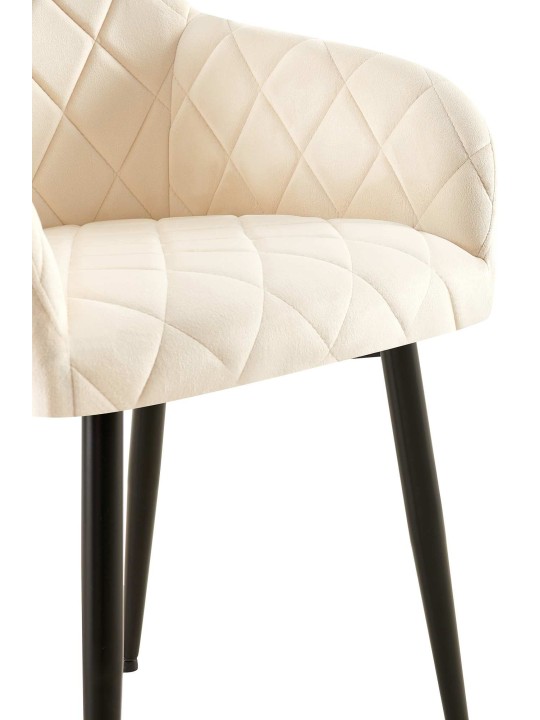 Ruokasalin tuoli Monett velvet B, kermanvärinen Ruokasalin tuoli Monett velvet B, kermanvärinen