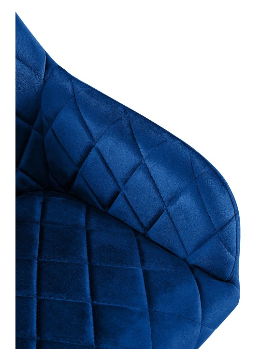 Ruokasalin tuoli Monett velvet G, tummansininen