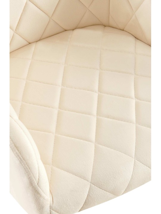 2 ruokapöydän tuolin setti Monett velvet G, kermanvärinen